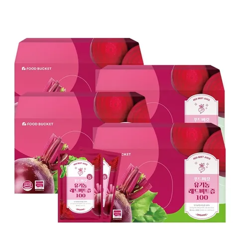 푸드버킷 유기농 레드비트즙 120팩