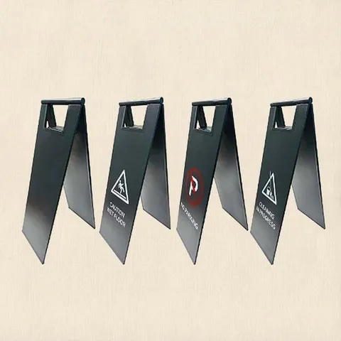 스텐 미니 A자 알림판 블랙 NEW 청소중 60 22 29cm