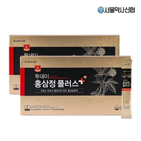 6년근 투데이 홍삼정 플러스 60포 2세트