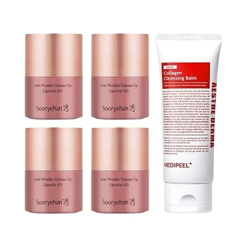 (수려한) NEW 수려한 링클 볼륨업 립세린 15ml x4   메디필 콜라겐 클렌징밤 100ml_24094872_587791