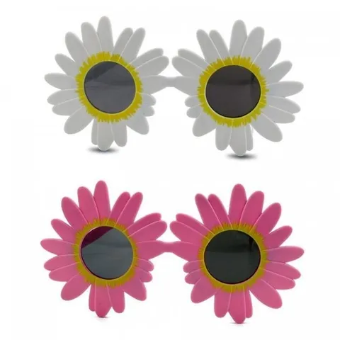 플라워 선글라스 꽃 해바라기 생일 파티 포토 사진