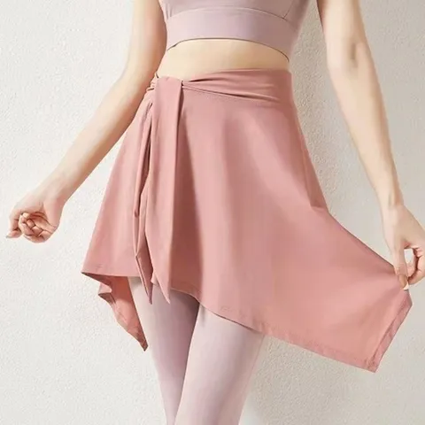 (엄지척) 랩스커트 롱 여름 치마 엉덩이 가리개 운동 치마_19956686_667501