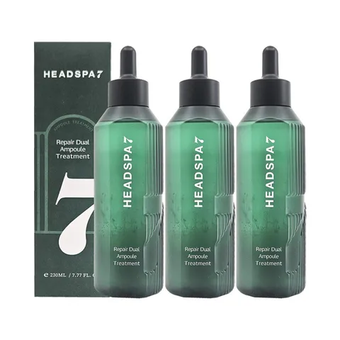 (헤드스파7) 홈쇼핑 최신상 헤드스파 7 트리트먼트 시즌4 리페어 듀얼 앰플 230ml 3개