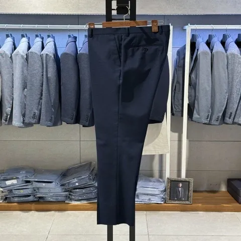 (트루젠) 남성 봄 여름 데일리 네이비컬 비지니스 캐주얼 팬츠 남자 정장바지