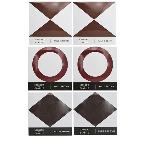 순수 더 클래식 새치커버 멋내기 염색약 2박스