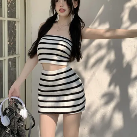 (HS라이프) SK18_403 스커트 치마 봄 밴딩