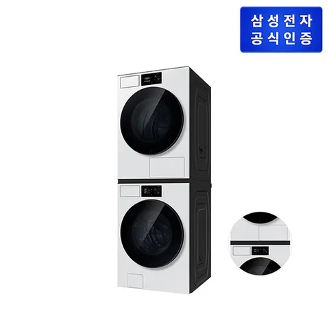삼성 Bespoke AI 세탁기+건조기 WF80H2120BDHW (21/20kg)