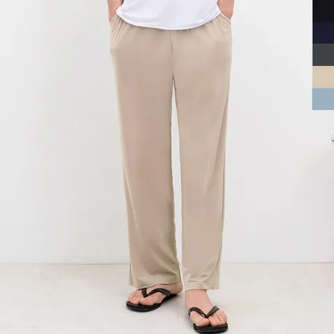 남자 가벼운 실내복 아이스밴딩 일자바지 젊은감각 (WC8BAE9)