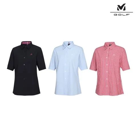 [밀레골프] 25SS 데일리 반팔셔츠 여성 3컬러 택1