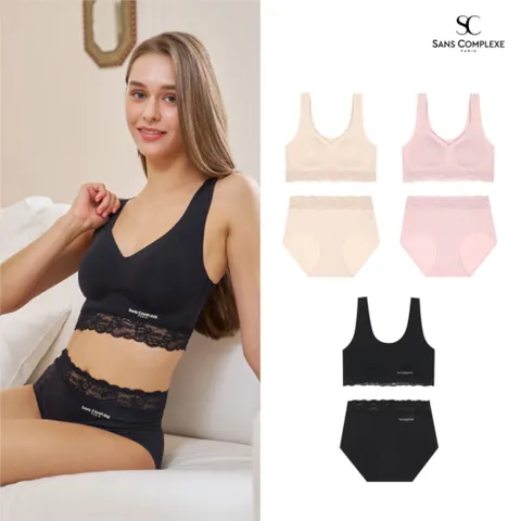 (상콤플렉스) 상콤플렉스 여성 퍼펙트 터치 컬렉션 브라팬티 6종 세트