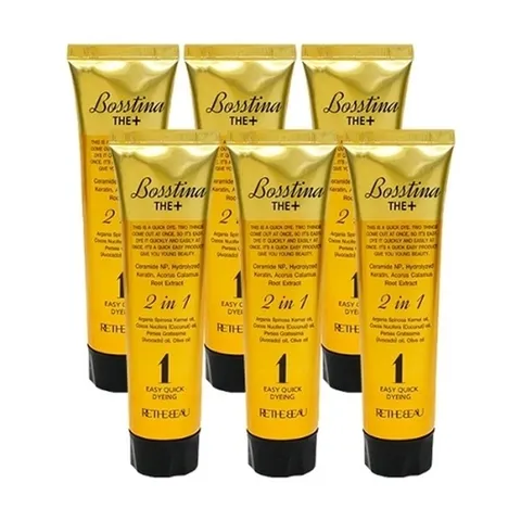 (보스티나) 보스티나 시즌2 더 플러스 염색제 7호 다크브라운X6개/새치커버 셀프 흰머리 뿌리 염색약_21987485_671994