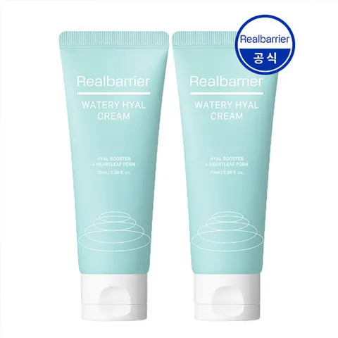 (리얼베리어) 리얼베리어 워터리 히알 크림 70ml 2개