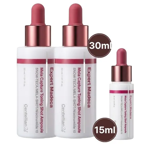 센텔리안24 동국제약 마데카 앰플 멜라캡처 토닝샷 앰플 30ml 2개 +15ml 1개
