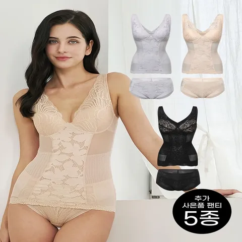 (상콤플렉스) 비밀특가 상콤플렉스 크레오라 완벽한 커버업 바디쉐이퍼 팬티 6종세트(팬티 5종SET증정)