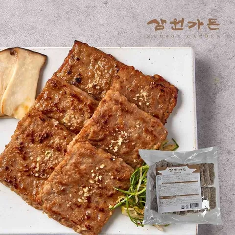 삼원가든 두툼떡갈비 1.6kg (대용량)x2팩