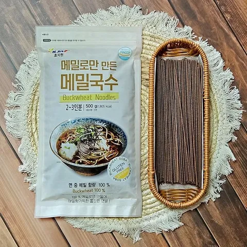 [효자원식품] 메밀로만 만든 메밀국수 1봉 100 메밀면 냉소바 온메밀국수 비빔 막국수