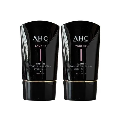 AHC 마스터즈 톤업 선 세럼 50ml x2개 (SPF50+ PA++++)
