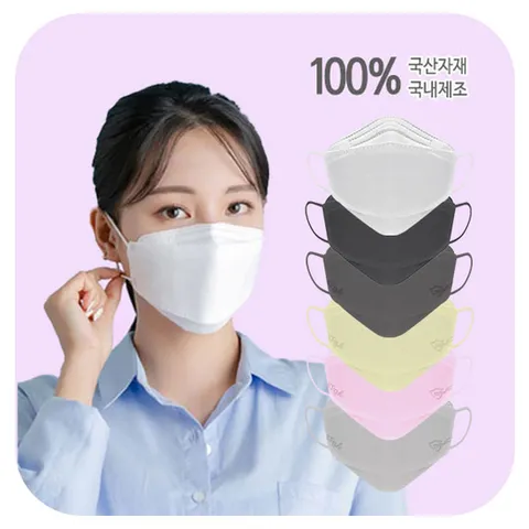꿈에그린 KF94 마스크 대형10,000매 / 4중 국산원자재 국내생산