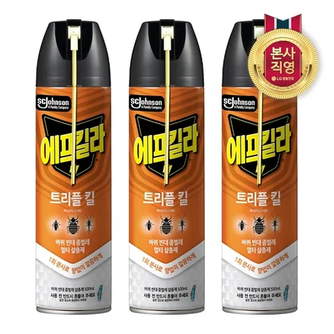 에프킬라 스프레이 맥스 트리플킬 500mlx3개