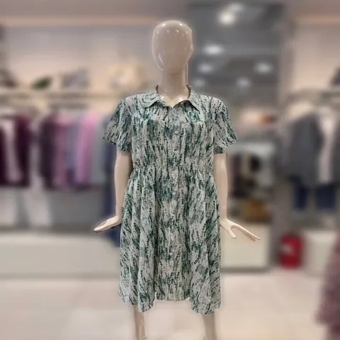 (크로커다일레이디) 크로커다일레이디 프린트 풀오버 원피스 CLFMOP111_DG