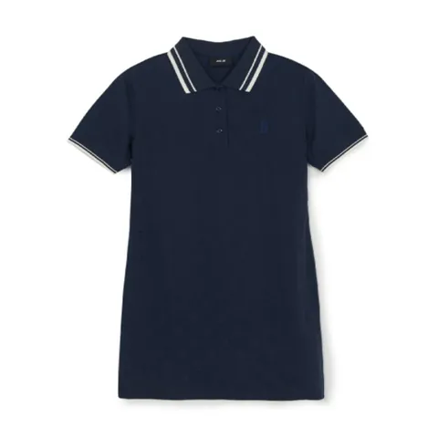 엠엘비 3FOPM0163 43NYS 활동복 데일리룩 여성 클래식 모노그램 톤톤 자카드 카라 원피스 BOS Navy 6122851
