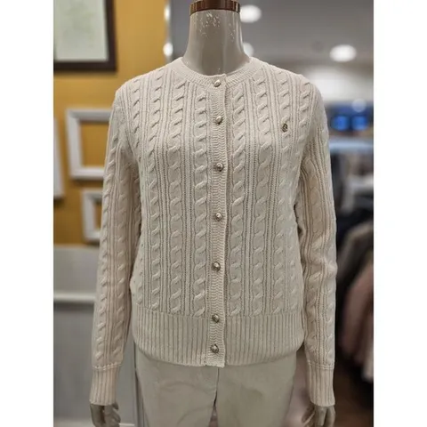 45890464-BCBG 세이브존01 케이블 라운드넥 가디건 B5D9K201(1)