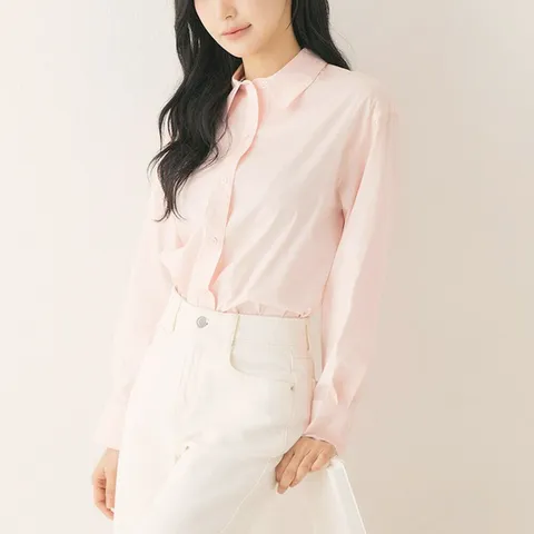 (로엠) 루즈핏 셔츠 (RMYWE12R11-T)