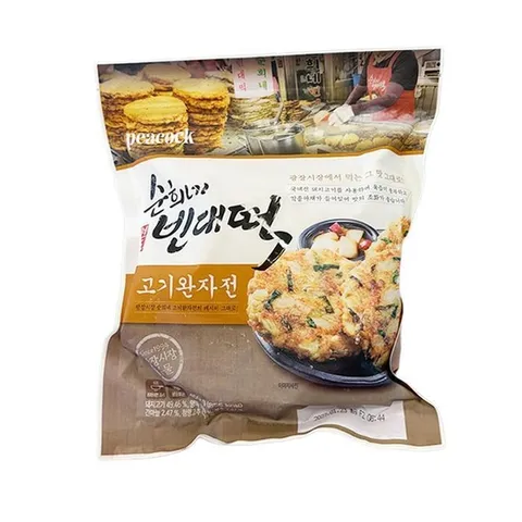 (에이알비티) 피코크 순희네 빈대떡 고기완자전 450g x 1개 아이스박스포장 po404300 (51054704)
