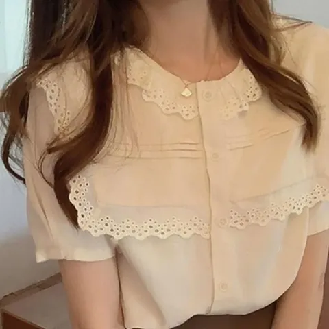 (비틀버드) 루즈핏 빅카라 스퀘어 블라우스 OSM_1010075 (51224109)
