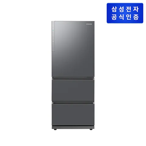 삼성 김치플러스 김치냉장고 3도어 328L RQ33DG71J3S9 리파인드 이녹스