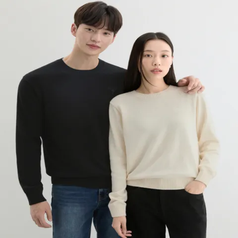 게스 NP3SE600 [ON] 유니 플레인 라운드 스웻티 5680272