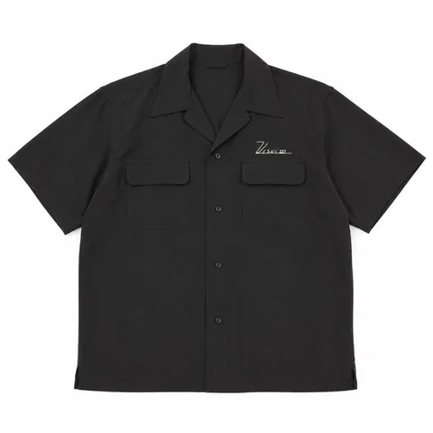 VISVIM 26 JUDD SHIRT S/S (0126105011007 BLACK) (저드 반팔 셔츠)