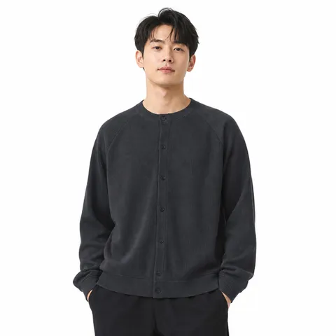[리미드] 남성 봄 골지 미니멀 가디건 9MI-CA-NAGCA