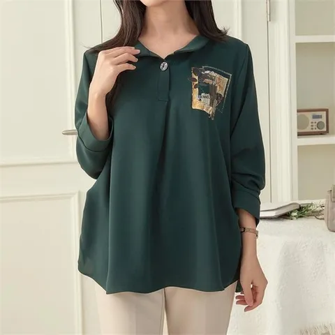 (이쁜) 모티브차이나BL 블라우스 (8941398A)