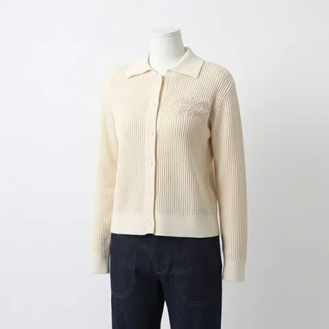 메종키츠네 OW00506KT1126-0134 HANDWRITING COMFORT CARDIGAN - 핸드라이팅 컴포트 가디