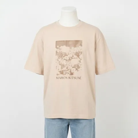 메종키츠네 OM00114KJ7016-P213 DAISY FIELD OVERSIZE TEE-SHIRT - 데이지 필드 오버사이즈