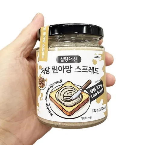 (에이알비티) 설탕대신 저당 퀸아망 스프레드 130g x 1개 아이스박스포장 po404651 (51638177)