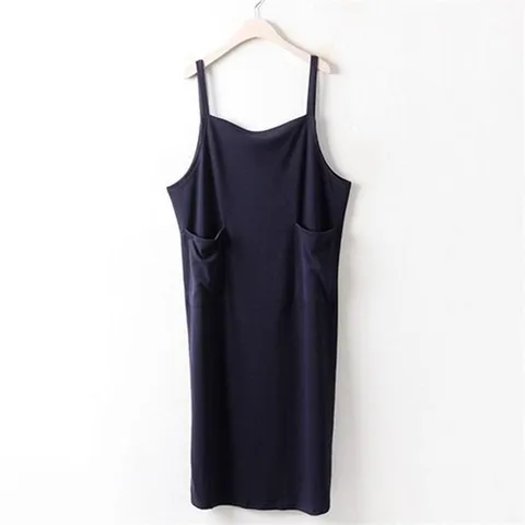 (시드마켓) SidMarket 레이어드 포켓 나시 롱원피스 21R226L 빅사이즈여성 (6625350A)