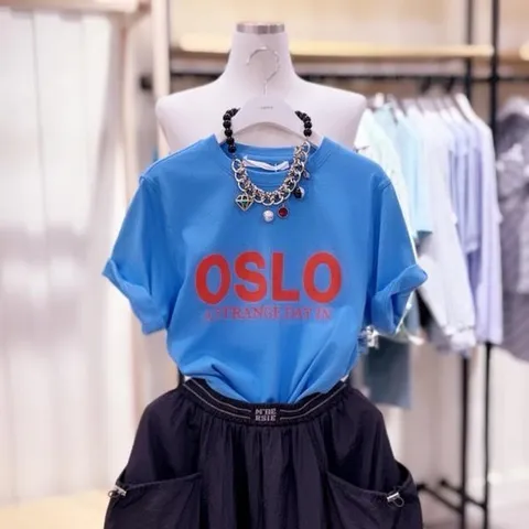 (시에로) DBSL8TSF722_OSLO 후로피 포인트  반팔 티셔츠