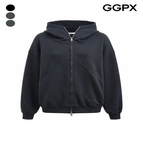 (GGPX) 캐주얼 후드 절개 투웨이 집업 점퍼 (GQ9JP005F)