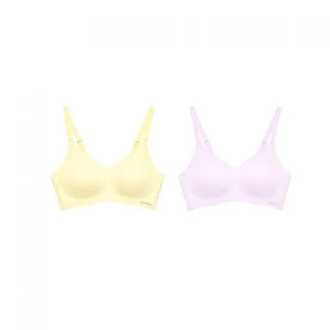 감탄 GAMTAN 에어소프트 베이직 스트랩 브라 2PACK 352738