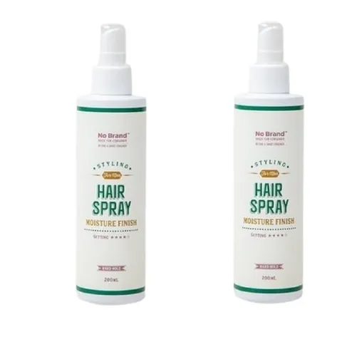 [노브랜드] 노 브랜드 강력한 세팅력 스타일링 헤어스프레이200mLx2 총 400ml Nobrand