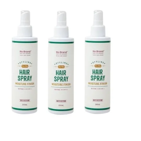 [노브랜드] 노 브랜드 강력한 세팅력 스타일링 헤어스프레이200mLx3 총600ml Nobrand