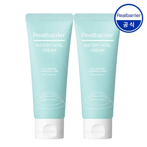 (리얼베리어) 리얼베리어 리얼베리어 워터리 히알 크림 70ml x2개