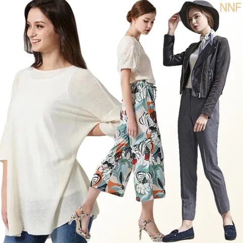 [무료배송]  NNF 여성 S/S 블라우스/팬츠 세트 모음