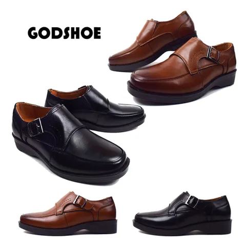 갓슈 무다 라스베가스 천연가죽 언발벨트 신사구두