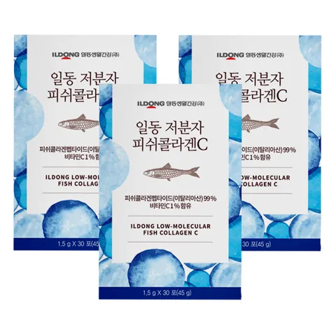 일동 저분자 피쉬콜라겐C 30포X3통 이탈리아산 피쉬콜라겐