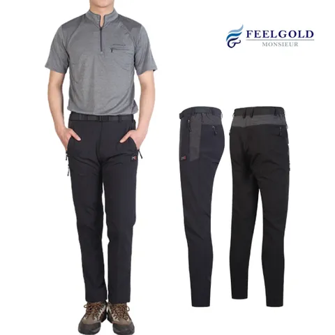 [필골드] 메이플베어 여름 남성 스판 배색 등산팬츠 HG1903