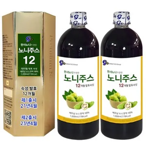 천사노니 12개월 숙성발효원액(정품판매는 쿠팡로켓에서만), 2개, 1L