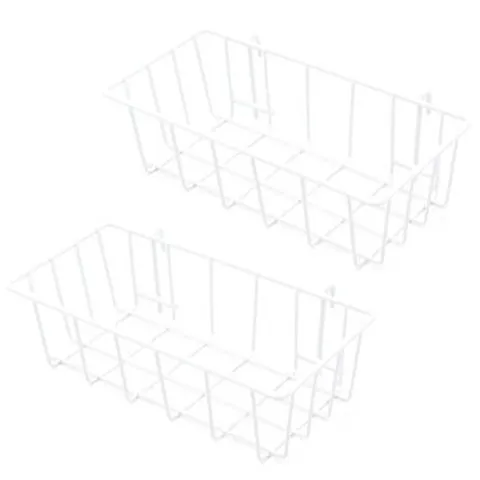 매직파티션 악세서리 바구니 M, 화이트, 2개